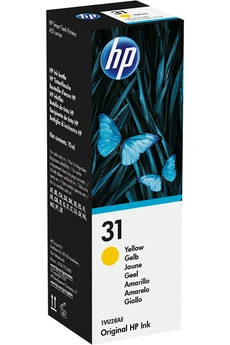 HP 31 Bouteille d'encre Jaune Authentique 70 ml (1VU27AE) pour HP Smart Tank Plus 455 / 457 / 555 / 559 / 570 / 655
