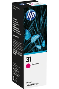 HP 31 Bouteille d'encre Magenta Authentique 70 ml (1VU28AE) pour HP Smart Tank Plus 455 / 457 / 555 / 559 / 570 / 655