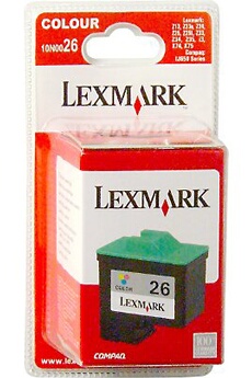 Lexmark - N°26 - Cartouche d'encre couleur