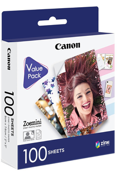 Consommable pour imprimante photo Canon Zink ZP-2030 100 FEUILLES pour Zoemini 1 et 2