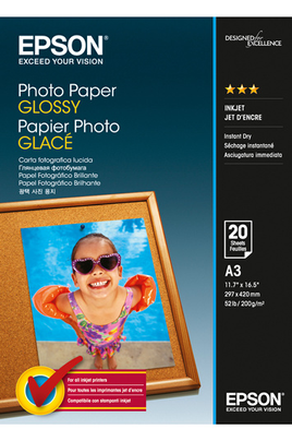 100 feuilles papier photo brillant A3 170G, A3