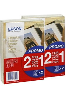 Epson - Papier d'impression Epson PHOTO A6 255G 80F X2 Glacé