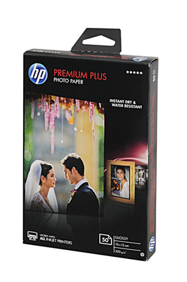 Papier photo imprimante HP Premium Plus - Brillant - Papier d'impression