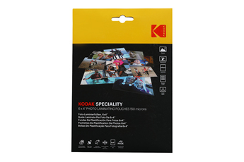 Papier d'impression Kodak Pochette de plastification pour photo 6x4 x 25 - 150 mcn