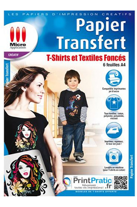 Papier Transfert T-Shirt pour Textiles de Couleur