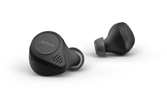 Ecouteurs Jabra Elite 75t Ecouteurs Compatible recharge sans fil - A réduction de bruit Noir