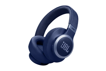 Casque audio Jbl Live 770 NC Bleu, Casque Circum-Auriculaire sans fil a reduction de bruit adaptativ