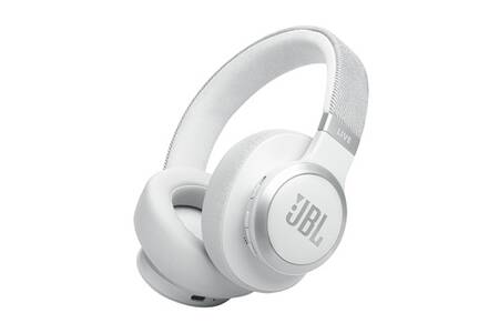 Casque Audio Jbl Live Nc Blanc Casque Circum Auriculaire Sans Fil A Reduction De Bruit