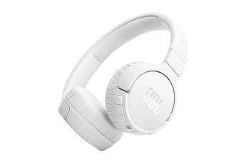 Casque supra-auriculaire sans fil - Bluetooth 5.3 / Jusqu'à 70 h d'autonomie et charge rapide (5 min = 3 h) / Son JBL Pure Bass / Connexion multipoints - Appels mains libres avec VoiceAware