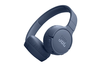 Casque supra-auriculaire sans fil - Bluetooth 5.3 / Jusqu'à 70 h d'autonomie et charge rapide (5 min = 3 h) / Son JBL Pure Bass / Connexion multipoints - Appels mains libres avec VoiceAware