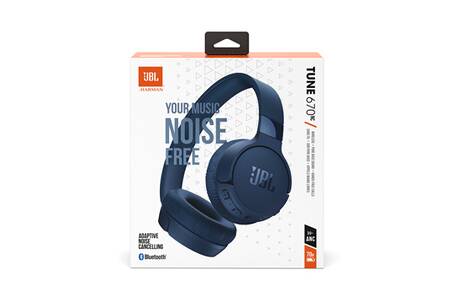 Casque réducteur de bruit sans fil avec micro Jbl Tune 670NC - Noir pas cher