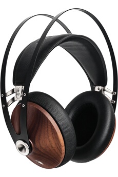 Casque arceau filaire / Transducteur dynamique 40 mm / Réponse en fréquence: 15 Hz - 25 KHz / Intégralement réparable - Oreillettes en bois de noyer massif