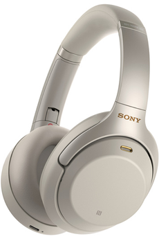Casque audio Sony WH1000XM3 Casque Hi-res Bluetooth à réduction de bruit Silver