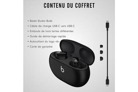 Ecouteurs Beats Studio Buds - Écouteurs Totalement Sans Fil Avec ...