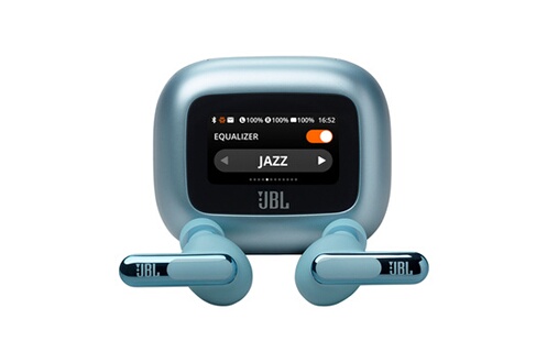Jbl Live Beam 3 Bleu - Ecouteurs a reduction de bruit sans fil