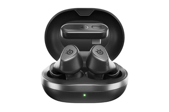 Connexion sans fil 2,4 GHz haut débit plus Bluetooth avec basculement rapide 5,3 / Élimination du bruit active avec mode transparence / Plus de 100 préréglages audio PS5 avec l'application Arctis Companion pour iOS et Android / Autonomie de la batterie de 10 heures avec étui de chargement sans fil Qi offrant 40 heures d'autonomie au total.