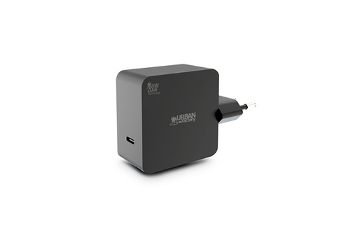 Chargeur et câble d'alimentation PC Urban Factory CHARGEUR USB-C 65W GAN -  GPS65UF