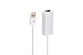 Accsup - ADAPTATEUR USB 2.0 (MALE) VERS RJ45 (FEMELLE) NOIR