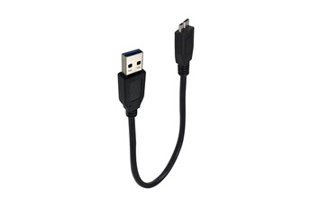 Accsup - CABLE USB 3.0 VERS MICRO B 3.0 20 CM NOIR