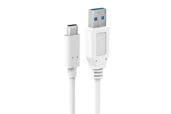 Accsup - CABLE USB-C VERS USB A 3.0 B BLANC 1M