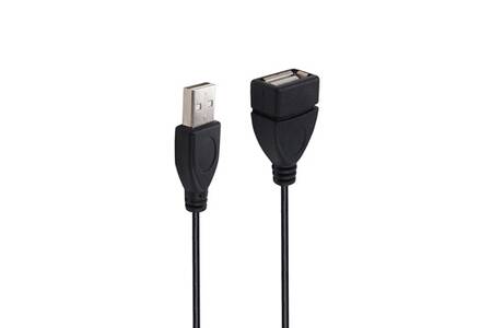 Cables USB Accsup RALLONGE USB-A MALE VERS USB- A FEMELLE 1,8M NOIRE ...