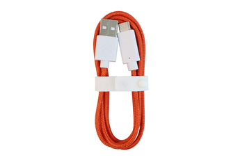 Câble USB Citroen AMI cable USB 2.0 vers USB-C Orange
