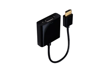 Accsup - ADAPTATEUR HDMI MALE VERS VGA FEMELLE 20 CM NOIR