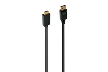 Accsup - CABLE DISPLAY PORT MALE VERS HDMI MALE 4K 1.5M NOIR