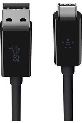 Trousse de chargement à double port pour la voiture avec câble USB-C vers  USB de 0,9 m (3 pi) blackweb (Noir) 