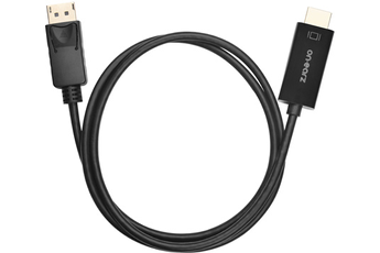 Câbles vidéo Onearz Mobile Gear Câble Display Port vers HDMI 1m noir