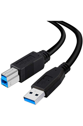 Cables USB GENERIQUE CABLING® Câble USB 3.0 A-B pour imprimante / scanner  QUALITE SUPERIEURE Blindé. Pour HP Lexmark Epson Canon IBM Brother .  Longueur 1.8M. Noir