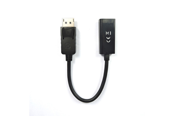 Câbles vidéo Temium Adaptateur DisplayPort mâle vers HDMI femelle 0,15m