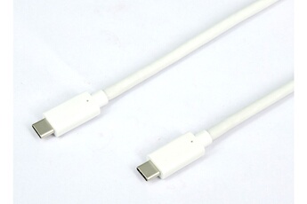 Temium - Cables USB Temium Câble USB C 3.1 (mâle) vers USB C 3.1 (mâle) - 1 m