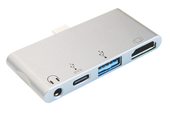 Hub USB Itworks HUB USB-C 4 EN 1 POUR IPAD PRO SILVER