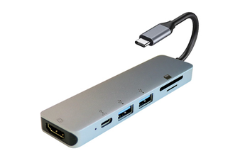 Hub USB Itworks HUB USB-C 6 EN 1 GRIS