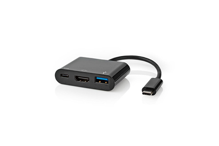 Hub USB Lineaire HUB USB-C vers HDMI/USB3/USB-C