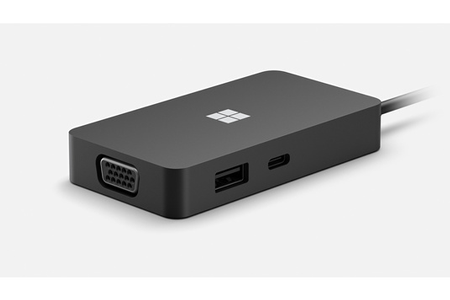 Hub USB Microsoft USB-C Travel Hub, Adaptateur Multiport USB Type C, 5-en-1