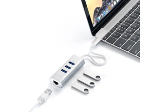 Satechi - HUB USB-C 4 EN 1 SILVER