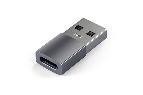 Adaptateur et convertisseur Satechi Adaptateur HDMI Double USB-C Space  Grey-GRIS