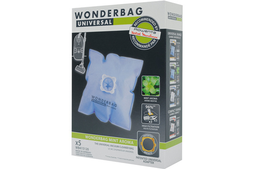 Lot de 2 boîtes de 5 sacs wonderbag fresh line pour Aspirateur ROWENTA  WB4151202