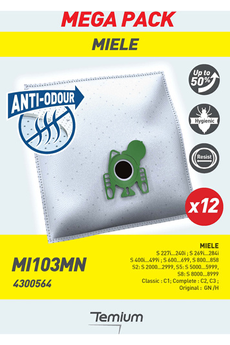 Sac aspirateur Hygiene+ ZR200720 Anti-odour, Accessoire origine