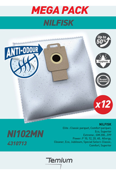 Sac aspirateur Hygiene+ ZR200720 Anti-odour, Accessoire origine