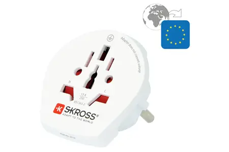 Bloc d'alimentation Skross WORLD TO EUROPE 2019