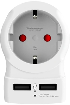 Skross - EUROPE TO UK + 2 USB