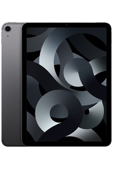 iPad Apple IPAD AIR 10,9 PUCE APPLE M1 64 GO GRIS SIDERAL 5G 5EME  GENERATION 2022 en destockage et reconditionné chez DealBurn