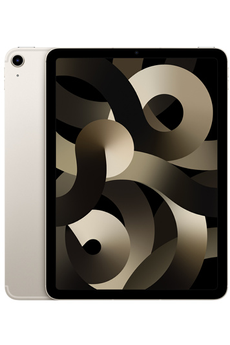 iPad Apple IPAD AIR 10,9 PUCE APPLE M1 64 GO LUMIERE STELLAIRE 5G 5EME GENERATION 2022