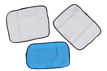 Lot de 3 lingettes en microfibre / 2 dépoussiérantes et 1 lavante / Compatible avec les modèles iRobot Braava série 300