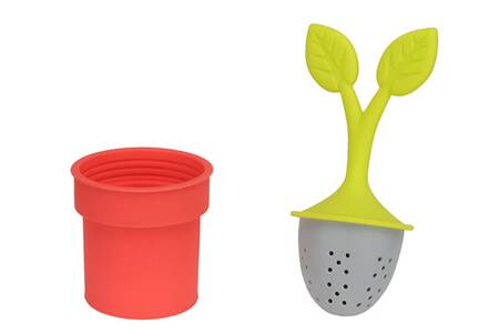 autre accessoire café et thé coffee city infuseur à thé rouge/vert