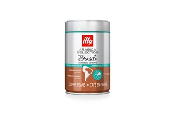 Illy - Cafe illy en grains Arabica Selection  Bresil - Boîte de 250g Cerrado Mineiro