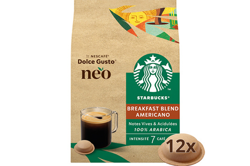 Café et thé Neo Par Dolce Gusto NEO Starbucks by NESCAFE Dolce Gusto  Americano Breakfast Blend - NEO SBX AMERICANO